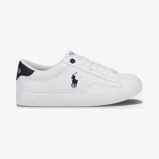 Girl's Ralph Lauren Kids Theron V Trainers In White - Size, Eu 39 Uk 5.5 Us 6