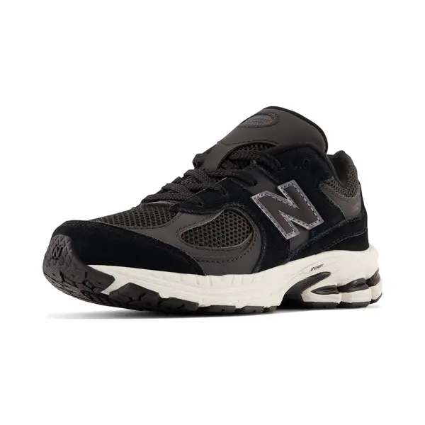 New Balance 2002 Bungee Lace Shoes Pure Black Kids - 31 thumbnail