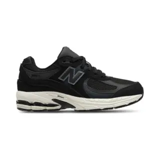 New Balance 2002 Lace Junior Schuhe Reines Schwarz Grau - 38