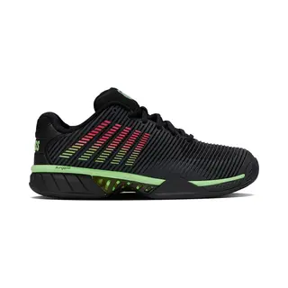 K-Swiss Hypercourt Express 2 Hb Tennisschoenen Voor Heren, Zwart Soft Neon Green Neon Lava, 44, 5 Eu