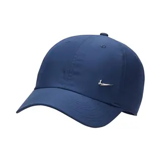 Nike Herren Df Club Baseballkappe, Midnight Navy/Metallic Silver, M-L Eu