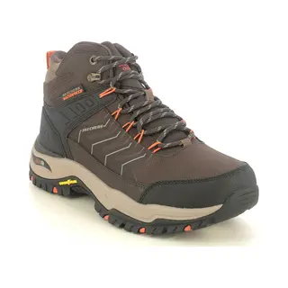 Skechers Arch Fit Tex Raveno Brn Brown Mens Outdoor Walking Boots 204634 In A Plain Man-made In Size 10