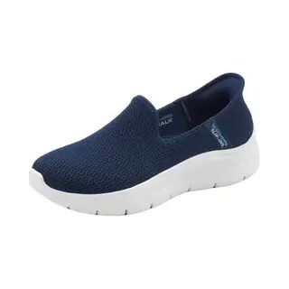 Skechers Women's Go Walk Flex Relish Trainers, Navy Textile/Trim, 3 Uk