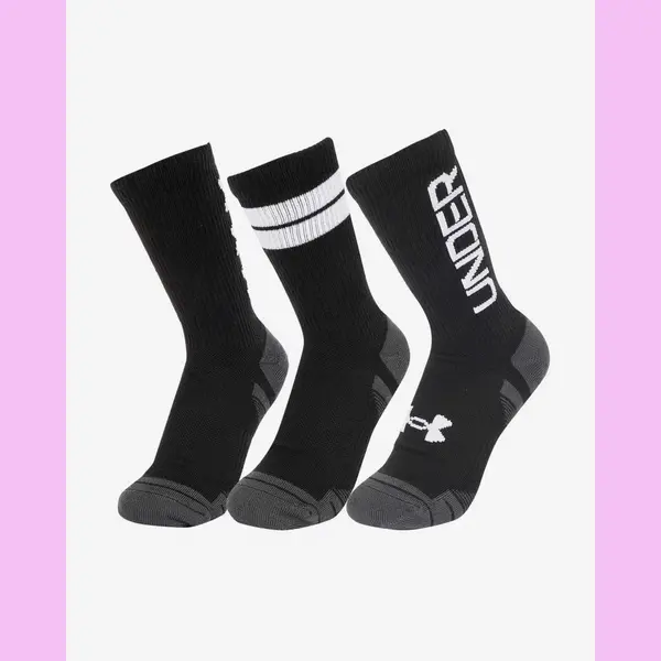 Under Armour 3 Pairs Of Under Armor Performance Tech Crew Sports Socks Unisex thumbnail