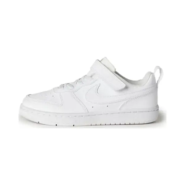 Nike Unisex Kids Court Borough Low Recraft (Ps) Sneaker, White, 2 Uk thumbnail