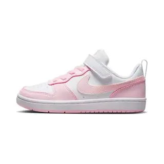 Nike Court Borough Low Recraft (Td) Baskets Pour Enfant, Mousse Blanche Et Rose, 25 Eu