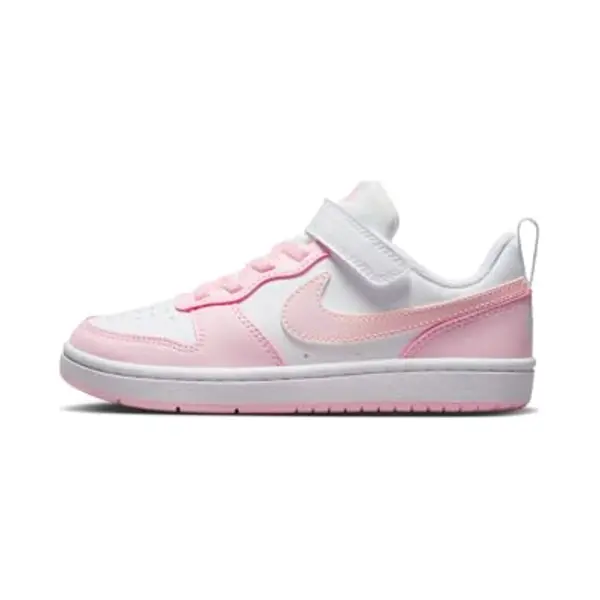 Nike Court Borough Low Recraft (Td) Baskets Pour Enfant, Mousse Blanche Et Rose, 25 Eu thumbnail