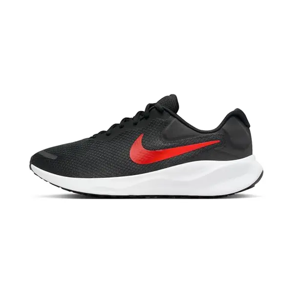Nike Revolution 7 Men S Road R Herensneakers, Universiteit Zwart Rood Wit, 42 Eu thumbnail