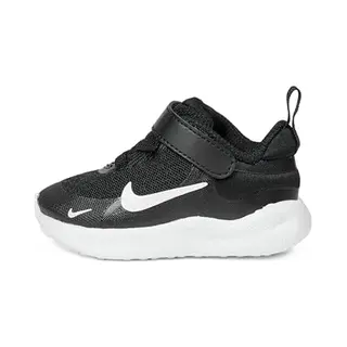 Nike Unisex Kids Revolution 7 Black/White-White Sneaker, Black White, 21 Eu/4.5 Uk