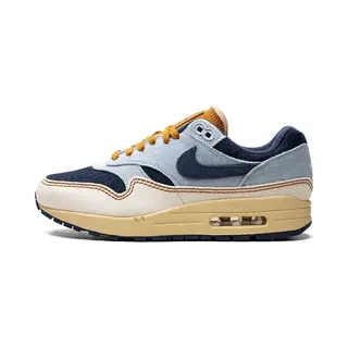 Nike Air Max 1 '87 Wmns "Denim Aura" - Sneakers - Unisex - Maat 44.5 - Blauw/Bruin/Wit