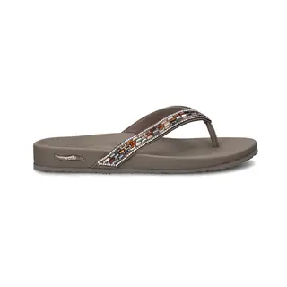 Skechers Arch Fit Meditation -Glam Gal - Dames Slippers - Taupe