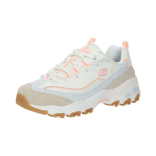 Skechers Sneakers Laag 'D'Lites' Beige / Lichtblauw / Lichtoranje / Lichtroze