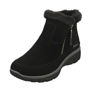 Skechers Bottines Easy Going Cool Zip Pour Femme, Noir, 40.5 Eu