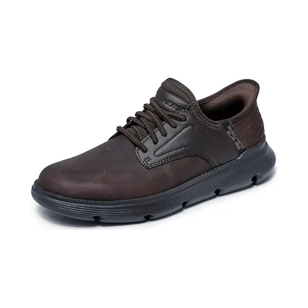 Skechers Mens Garza Gervin Trainers - Chocolate - Uk 7 thumbnail