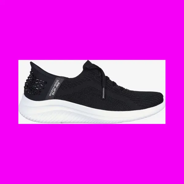 Skechers Damen Hands Free Slip-Ins Ultra Flex 3.0-Shining Glitz Sneaker, Schwarz = Schwarz, 40 Eu thumbnail