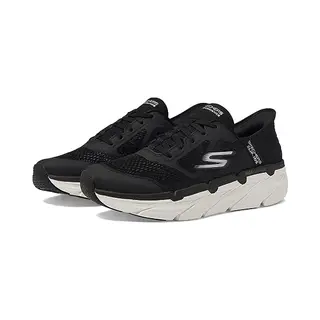 Skechers Men's Max Cushioning Slip-ins - Athletic Workout Running Walking Shoes With Memory Foam Trainers, Black White, 7.5 Uk