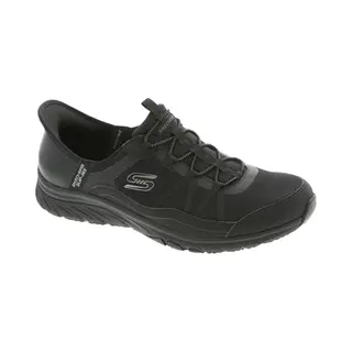 Skechers Women's Hands Free Slip-ins Glide- Step - Excite Sneaker, Black=Bbk, 8