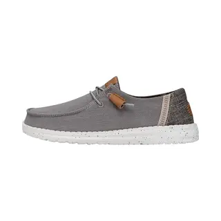 Heydude Wendy Washed, Women's Slip-On Loafer Shoes, Grey, 3 Uk