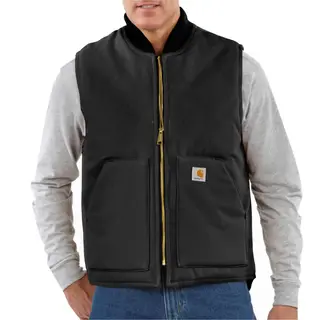 Carhartt Insulated Rib Collar Vest Black - M