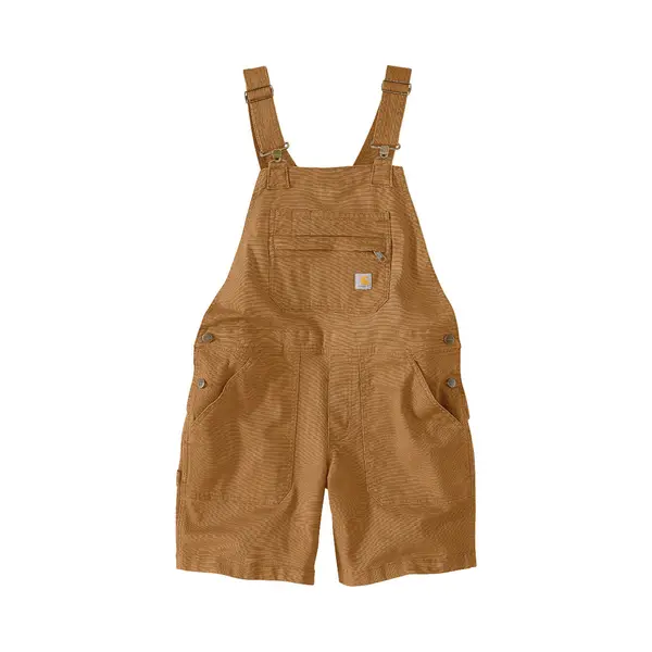 Carhartt Damen Relaxed Fit Canvas Shortall 106197 Carhartt Brown-L thumbnail