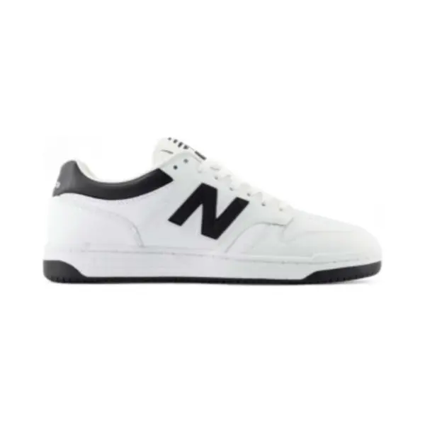 New Balance For Man. BB480LV1 Shoes 480 White (39.5), Flat, Laces, Casual thumbnail