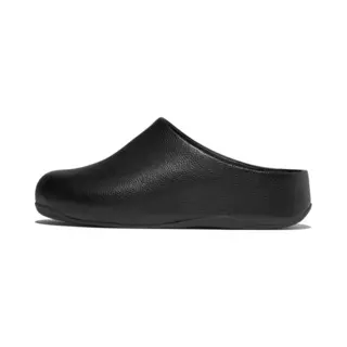 FitFlop Shuv Tumbled-Leather Clogs