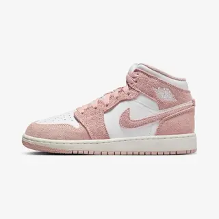 Nike Air Jordan 1 Mid Se Gs Sneakers Fq8162, White Sail Legend Pink