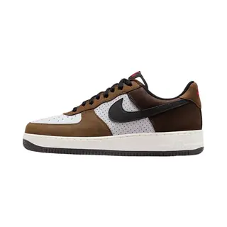 Nike Air Force 1 Low Retro Sneakers Voor Heren, Wit Zwart Bison, 38.5 Eu