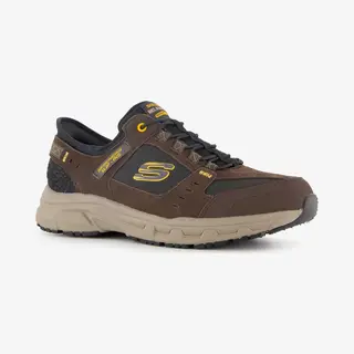 Skechers Slip-ins Heren Wandelschoenen Cat. A Bruin - Maat 43 - Extra Comfort - Memory Foam