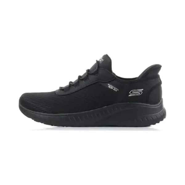 Skechers Women's Bobs Squad Chaos, Black Mesh/Trim, 6 Uk thumbnail