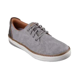 Skechers Hyland Ratner Vrijetijdsschoenen Voor Heren, Taupe Canvas, 44 Eu