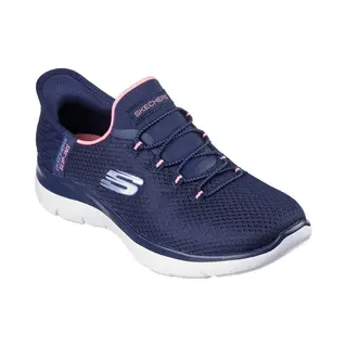 Skechers Sneakers Laag 'Summits - Diamond Dream' Navy / Azuur / Rosa / Wit