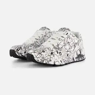 Skechers Uno-Process Sketch Sneakers Wit - Maat 43