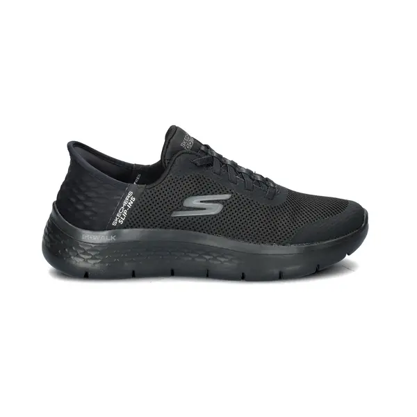 Skechers Women's Go Walk Flex Grand Entry Slip-On Sneakers, Black Textile/Trim, 6 Uk thumbnail