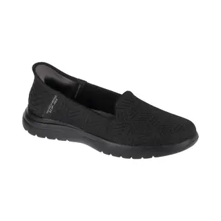 Skechers, Vrouwen, Sneakers, Slip-Ins On The Go Flex - Klaver Zwart, Zwart, (37.5)