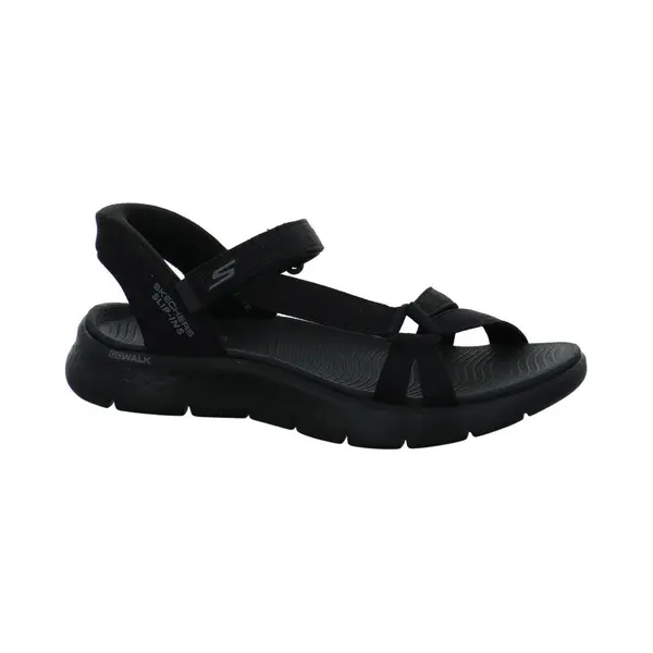 Skechers Women's Go Walk Flex Sandal Illuminate Sandals, Black, 7 thumbnail