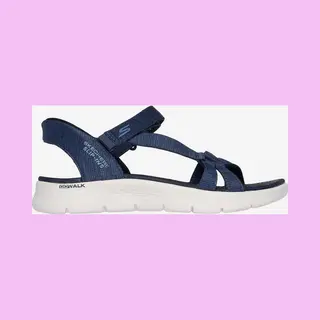 Skechers Go Walk Flex Illuminate Sandaal Voor Dames, Navy Blauw, 40 Eu