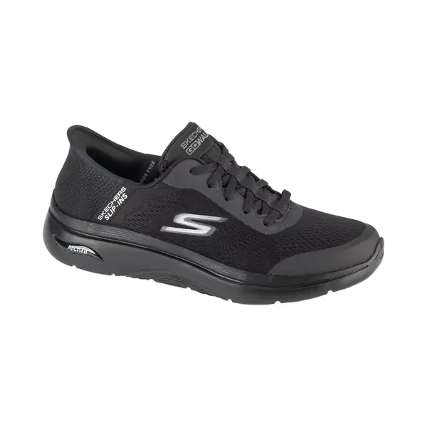 Skechers Men's Go Walk Arch Fit 2.0 Simplicity 2 Slip-On Sneakers, Black Textile/Synthetic, 7.5 Uk thumbnail