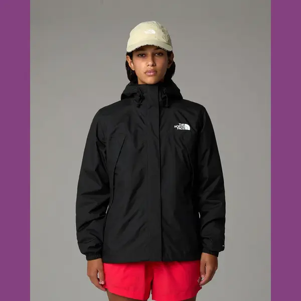 The North Face Women's Antora Rain Parka Coat, Tnf Black, L thumbnail