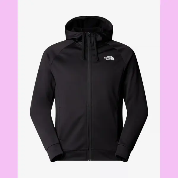 The North Face Reaxion 2.0 Full Zip Hooded Jacket Black White - S thumbnail