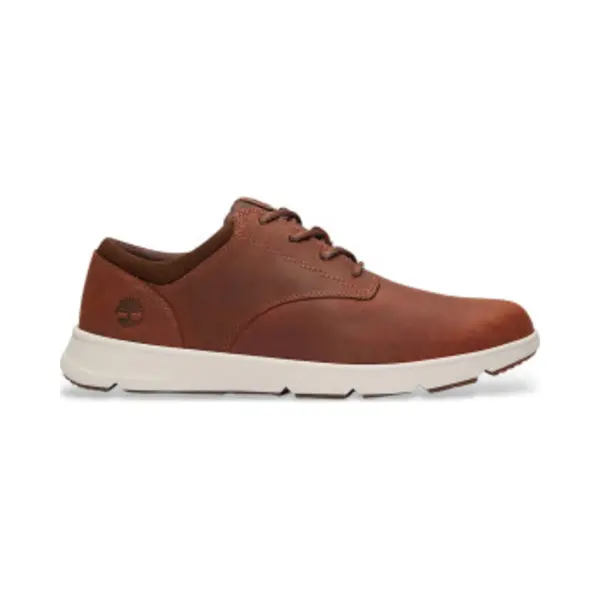 Timberland For Man. TB0A6C8EEM61 Parker Street Leather Sneakers Brown (41.5), Flat, Laces, Casual thumbnail