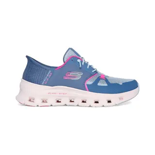 Skechers Women's Glide-Step Pro Slip-in Trainers, Slate Mesh/Pink Trim, 8 Uk