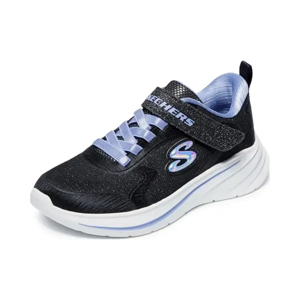Skechers Kids Sneakers 'Wave 92' Neonblauw / Lavendel / Zwart / Zilver thumbnail