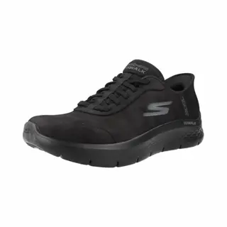 Skechersvoor Vrouwen. 124837 Slipschoenen Go Walk Flex Mali Zwart (41), Leer, Plat, Geen, Casual