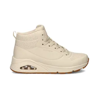 Skechers Uno - Stand High Dames Sneakers - Wit