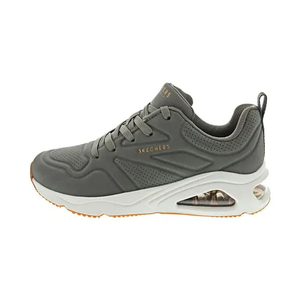 Skechers Damen Tres-air Uno Ah - MazingSneaker, Olivfarbenes Durasuede Textil, 38 Eu thumbnail