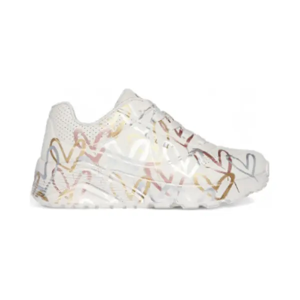 Skechers For Woman/girl. 314067L Trainers Uno Lite Metallic Love Beige (27), 3 To 5 Cm, Laces, Casual, Children's Fashion thumbnail