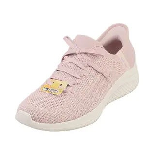 Skechers Women's Ultra Flex 3.0 Elevated Motion Slip-On Sneakers, Light Mauve Knit/Trim, 6 Uk