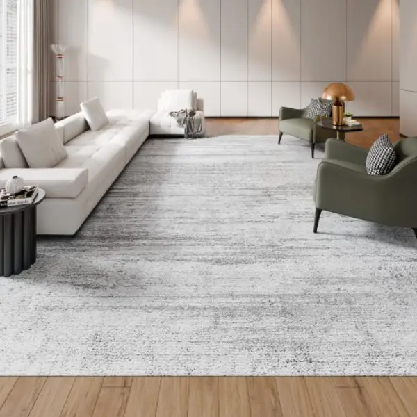 Vevor Woonkamertapijt 3048x4267MM Antislip Vloermat Modern Grijs thumbnail