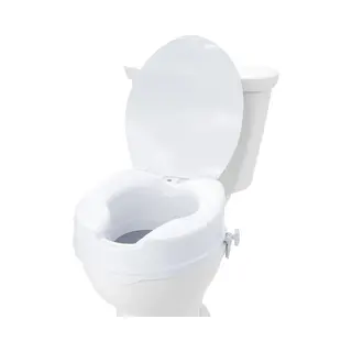 Mophorn Vevor Toilettensitzerhöhung Erhöhter Toilettensitz, 10 Cm, 136 Kg Tragkraft, Universelle Toilettensitzerhöhung, Schraubstangenverriegelung, Mit